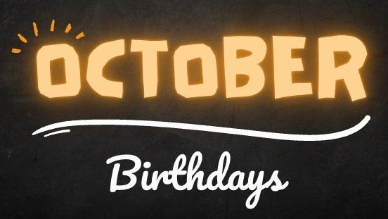 Marquee Birthday Messages - October ONLY