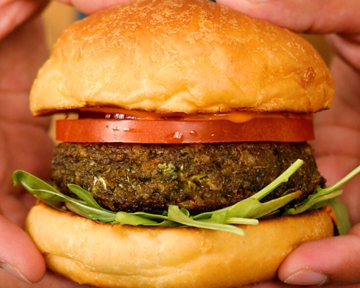 Hawktoberfest Meal - Veggie Burger with Cheese